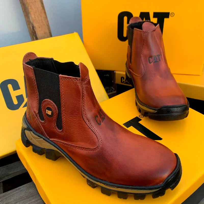 Bota Caterpillar + Palmilha Ortopédica + 4 Brindes: Copo, Carteira, Cinto e Chapéu. (Últimos dias de promoção)
